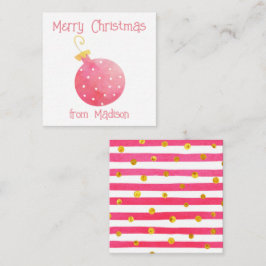 Cartões de Gabinete de Oferta de Natal para Orname