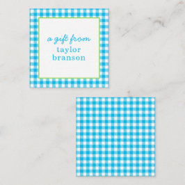 Cartões de gabinete de presente personalizados par