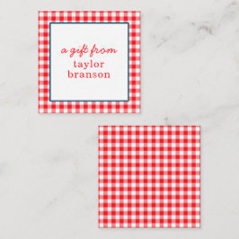 Cartões de gabinete de presente personalizados par