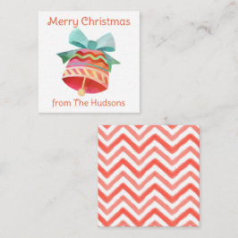 Cartões de gabinete de presentes de cela natalina