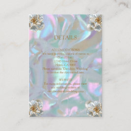 Cartões de gabinete Faux Mãe da Pérola