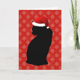 Cartões de gato "Tenha um Natal Feliz"