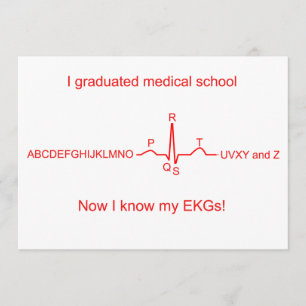 Cartões de Graduação para Faculdade de Medicina