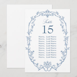 Cartões de Gráfico de Casamento de Grace Ornamenta