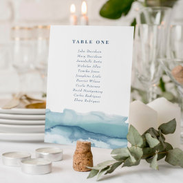 Cartões de Gráfico de Casamento do Oceano Azul