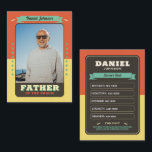 Cartões de Grupo Personalizados Cartões de Padrinh<br><div class="desc">Padre do Groom Trading Card - Comemore seu dia especial com cartões de troca personalizados para o noivo, melhor homem, padrinhos de casamento e pais da noiva e do noivo. Esses recursos exclusivos capturam recordações e conquistas divertidas, perfeitas para compartilhar e valorizar. Personalize e impressão com as placas de cada...</div>
