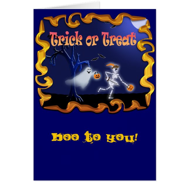 Cartões de Halloween e Cartões Postes! (Frente)