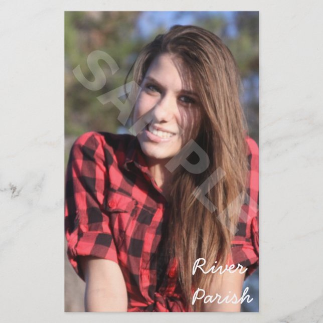 Cartões de Headshot de Atuação Modelagem (Frente)