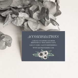 Cartões de Hospedagem do Hotel Anemone e Eucalyptu