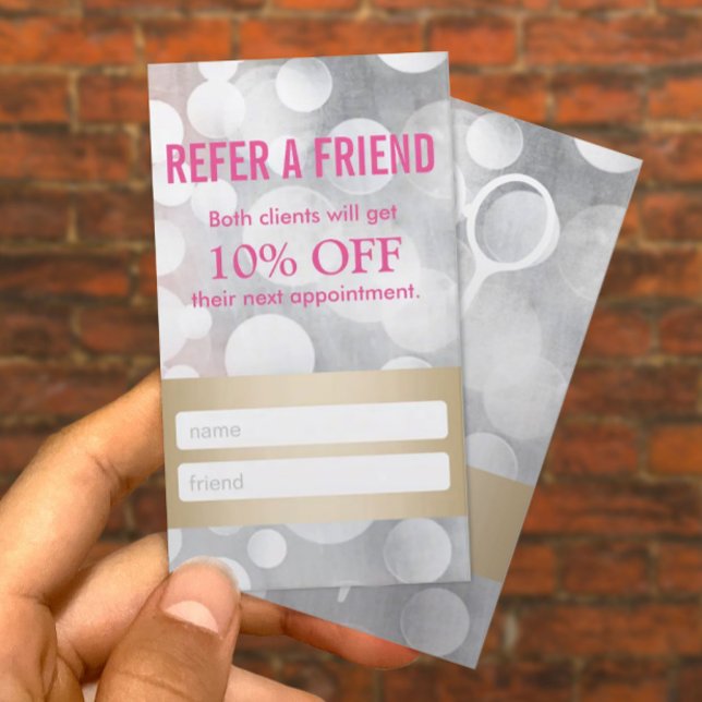 Cartões de Indicação | Estilista de Cabelos Modern (Criador carregado)