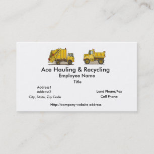 Cartões de indústria da construção do caminhã