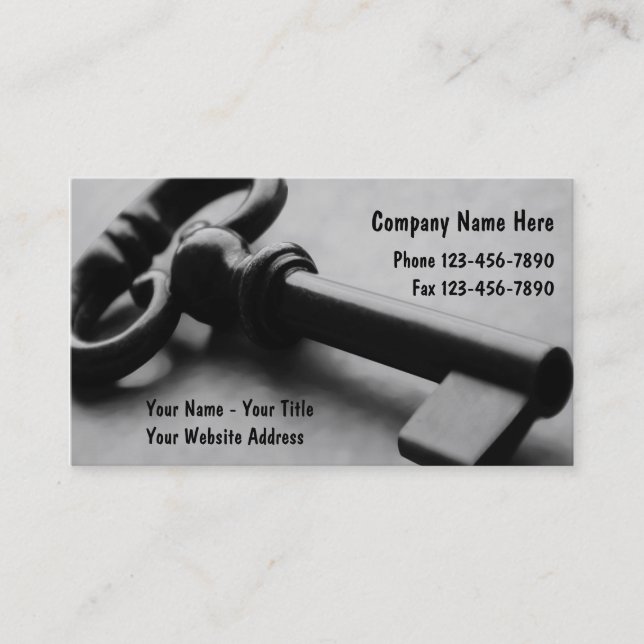 Cartões de indústria da segurança (Frente)