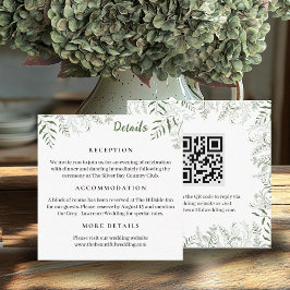 Cartões de Informações de Casamento Inspirados na