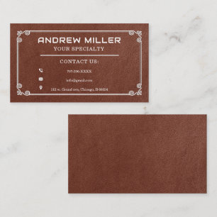 Cartões de Informações de Contato do Fundador Pers