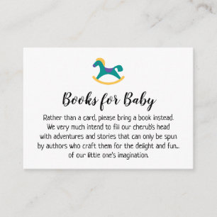 Cartões de Inserção de Solicitação de Livro Simple