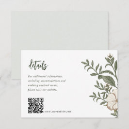 Cartões de Invasão de Casamento Floral de Napture
