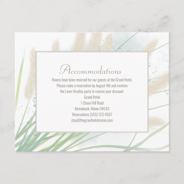 Cartões de Invólucro Botânico Costeiro (Frente)