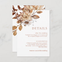 Cartões de Invólucro do Terracotta Floral