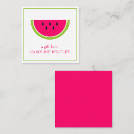 Cartões de invólucro dotados de uma melancia doce