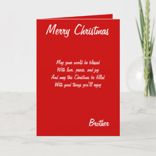 Cartões de irmãos Feliz Natal