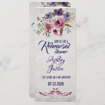 Cartões de Janto de ensaio das flores de aquarela