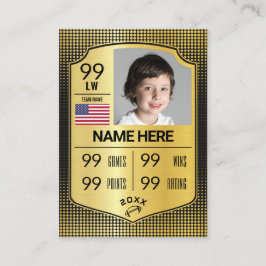 Cartões de Jogador de Futebol do Dourado Shield