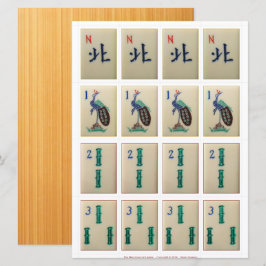 Cartões de jogos (3) - Vento do Norte, Bambu 1-3