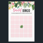 Cartões de jogos de bingo de Chá de panela tropica<br><div class="desc">Cartões de jogos de bingo de Chá de panela tropical</div>