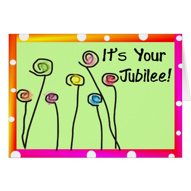 Cartões de Jublilee das freiras (Frente Horizontal)