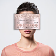 Cartões de Lembrete de Compromisso Lash de Ativaçã