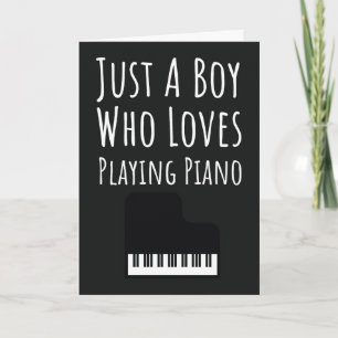 Cartões de Lindos Toca-Piano para Bebês Meninos Pi