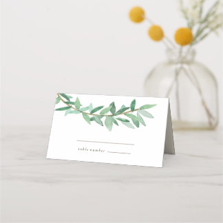 Cartões de Local da Branch Olive Laurel
