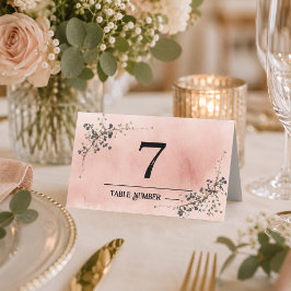 Cartões de Local de Casamento com Elegância Botâni