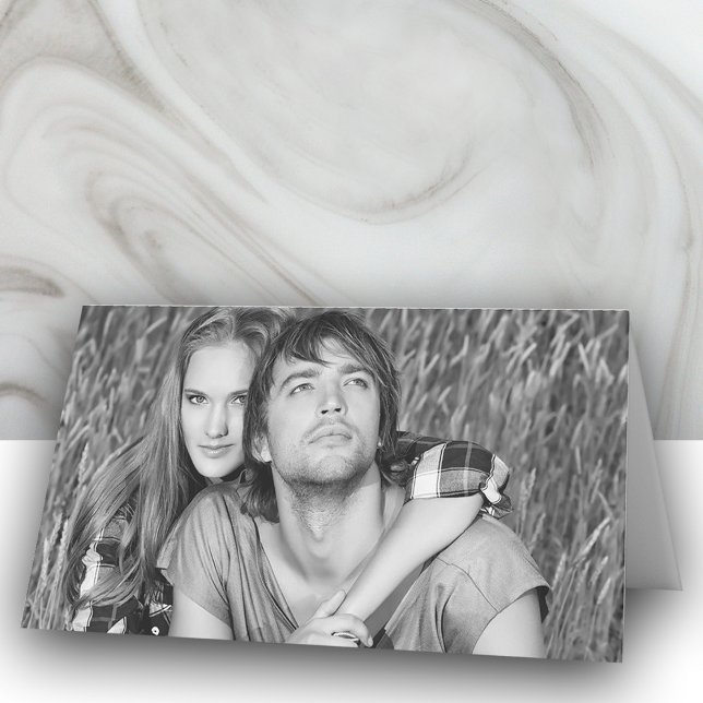 Cartões de Local de Casamento de Foto Personalizad (Criador carregado)