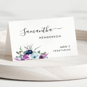 Cartões de Local Personalizados de Casamento com L