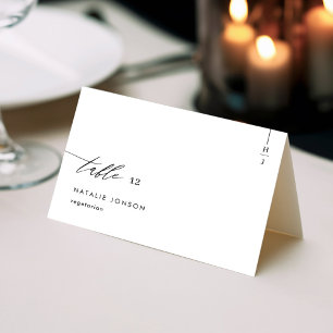 Cartões de Local Simples para Casamento Com Escolh