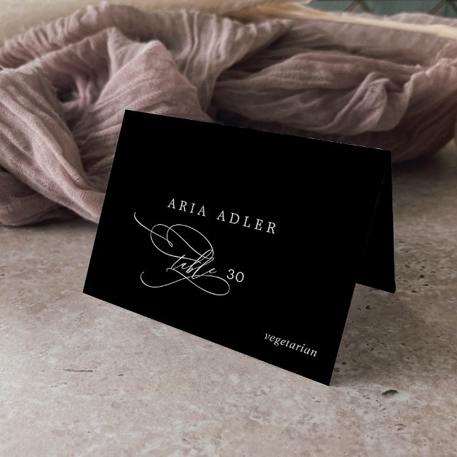 Cartões de Localização com Opção de Menu Preto par (Criador carregado)