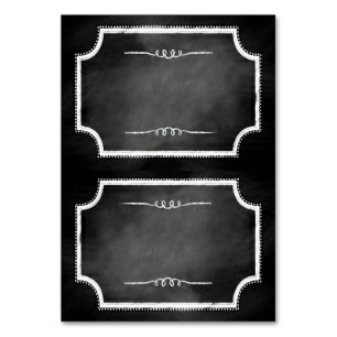 Cartões de localização de nome entendidos do quadr