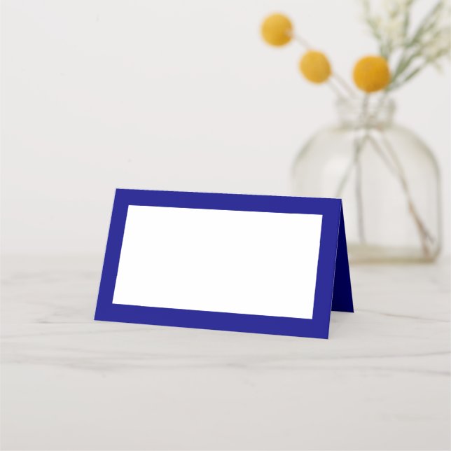 Cartões de Localização do Estilo de Tenda Azul mar (Frente)