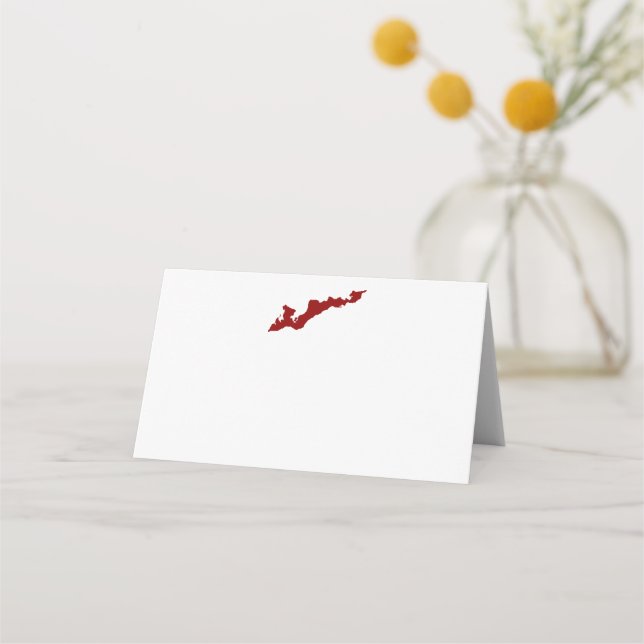 Cartões de Localização do Logotipo da Ilha Fishers (Frente)