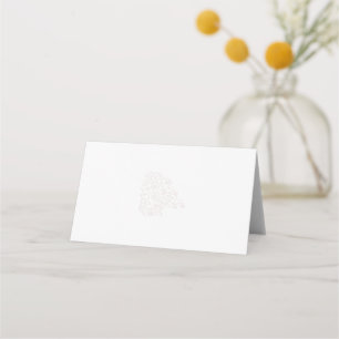 Cartões de Lugar Casamento Personalizados Elegante