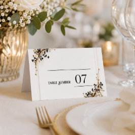 Cartões de lugar de casamento botânico moderno pre
