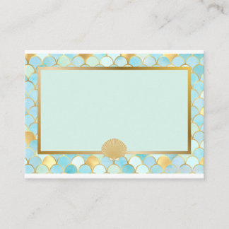 Cartões de Lugar do Partido da Sereia Verde