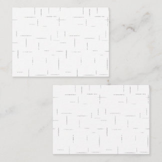 Cartões de Lugares de Casamento Minimalista Modern
