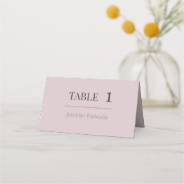 Cartões de Lugares de Casamento Minimalistas | Ros