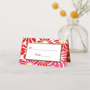 Cartões de Lugares Personalizados para o Feriado d