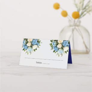 Cartões de Luz Branca e Azul Personalizados