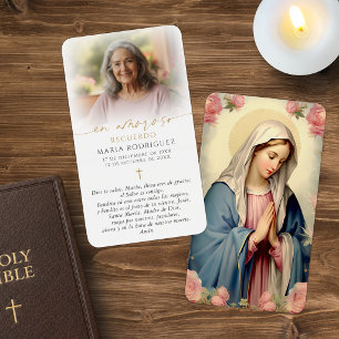 Cartões de Memória da Ave-Maria Espanhola Virgem M