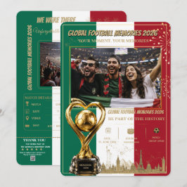 Cartões de Memórias de Futebol Global 2026