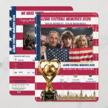 Cartões de Memórias de Futebol Global 2026